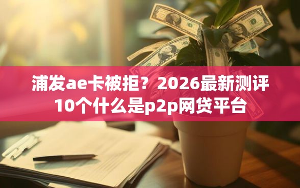 浦发ae卡被拒？2026最新测评10个什么是p2p网贷平台
