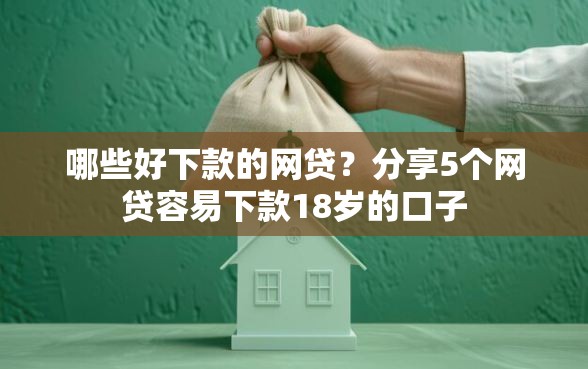 哪些好下款的网贷？分享5个网贷容易下款18岁的口子