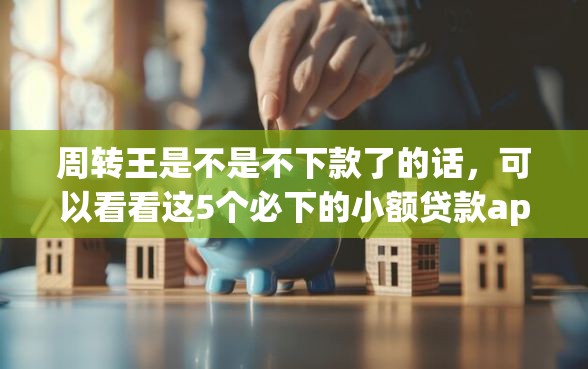周转王是不是不下款了的话，可以看看这5个必下的小额贷款app