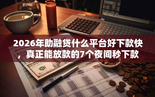 2026年助融贷什么平台好下款快，真正能放款的7个夜间秒下款的高炮口子推荐