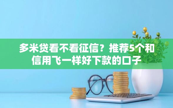 多米贷看不看征信？推荐5个和信用飞一样好下款的口子