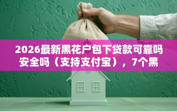 2026最新黑花户包下贷款可靠吗安全吗（支持支付宝），7个黑户也能借款的平台无私分享