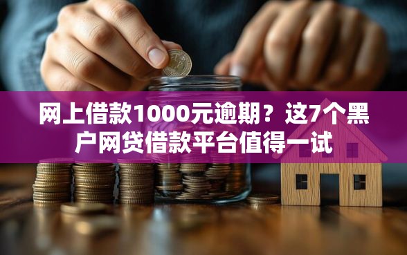 网上借款1000元逾期？这7个黑户网贷借款平台值得一试