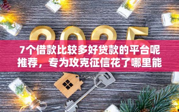 7个借款比较多好贷款的平台呢推荐，专为攻克征信花了哪里能借款难题