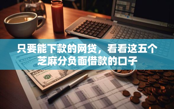 只要能下款的网贷，看看这五个芝麻分负面借款的口子
