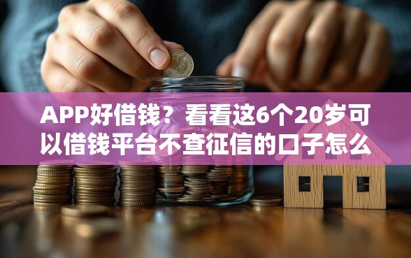 APP好借钱？看看这6个20岁可以借钱平台不查征信的口子怎么样