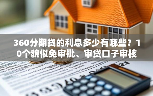360分期贷的利息多少有哪些？10个貌似免审批、审贷口子审核加快的平台合集