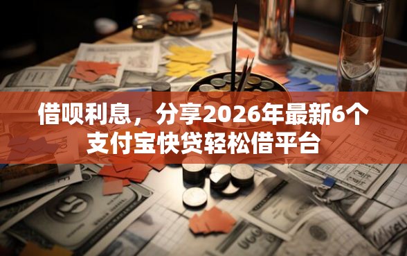 借呗利息，分享2026年最新6个支付宝快贷轻松借平台