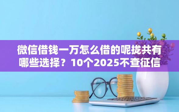 微信借钱一万怎么借的呢拢共有哪些选择?10个2025不查征信大数据百分百下款的平台详解 微信借钱一万怎么借的呢拢共有哪些选择?10个2025不查征信大数据百分百下款的平台详解
