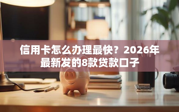 信用卡怎么办理最快？2026年最新发的8款贷款口子