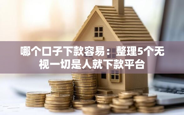 哪个口子下款容易：整理5个无视一切是人就下款平台