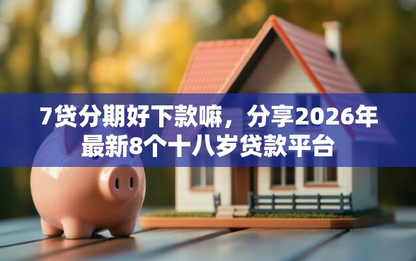 7贷分期好下款嘛，分享2026年最新8个十八岁贷款平台