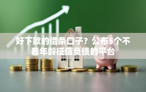 好下款的借条口子？公布5个不看年龄征信负债的平台