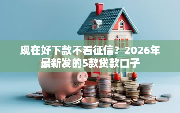 现在好下款不看征信？2026年最新发的5款贷款口子