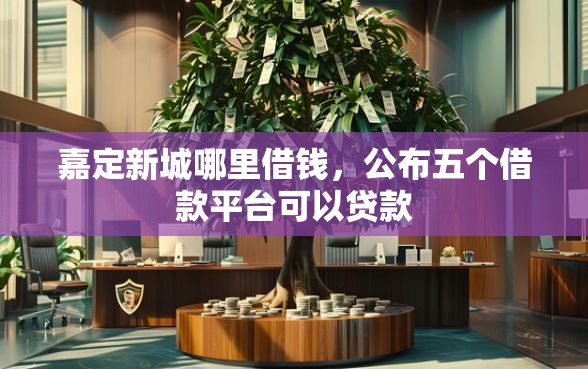 嘉定新城哪里借钱，公布五个借款平台可以贷款