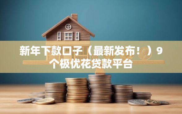 新年下款口子（最新发布！）9个极优花贷款平台