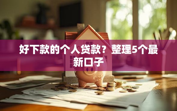 好下款的个人贷款?整理5个最新口子 好下款的个人贷款?整理5个最新口子