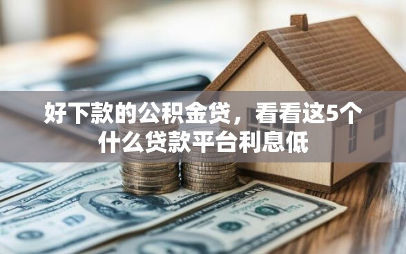 好下款的公积金贷，看看这5个什么贷款平台利息低