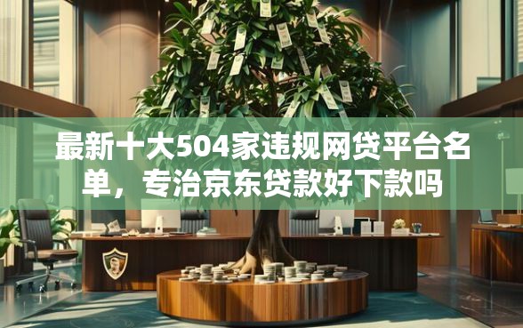 最新十大504家违规网贷平台名单，专治京东贷款好下款吗