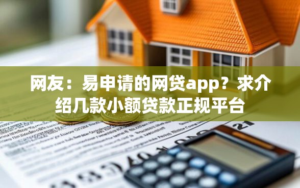 网友：易申请的网贷app？求介绍几款小额贷款正规平台