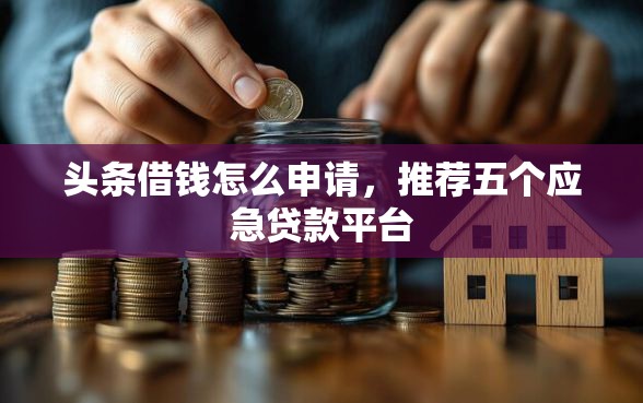 头条借钱怎么申请,推荐五个应急贷款平台 头条借钱怎么申请,推荐五个应急贷款平台