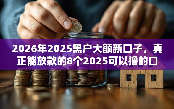 2026年2025黑户大额新口子，真正能放款的8个2025可以撸的口子推荐