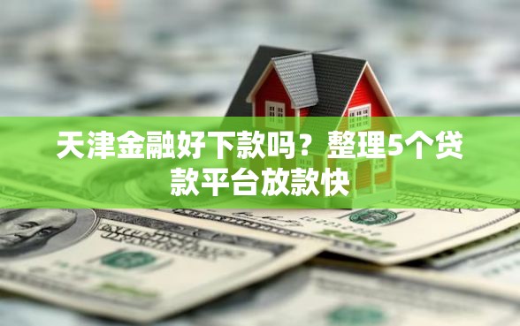 天津金融好下款吗？整理5个贷款平台放款快