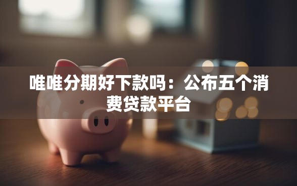 唯唯分期好下款吗：公布五个消费贷款平台