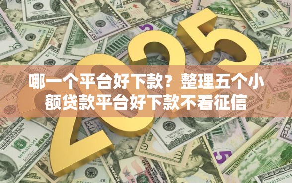 哪一个平台好下款?整理五个小额贷款平台好下款不看征信 哪一个平台好下款?整理五个小额贷款平台好下款不看征信