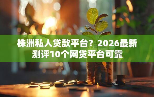 株洲私人贷款平台？2026最新测评10个网贷平台可靠