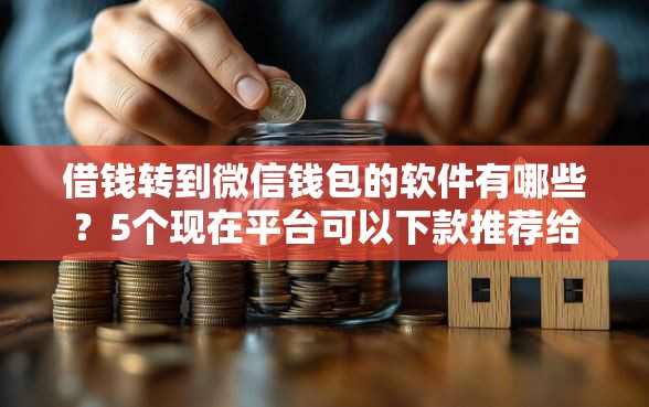 借钱转到微信钱包的软件有哪些？5个现在平台可以下款推荐给你