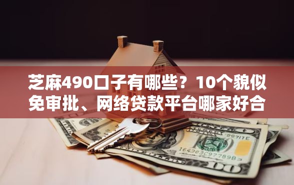 芝麻490口子有哪些？10个貌似免审批、网络贷款平台哪家好合集