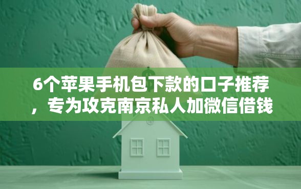 6个苹果手机包下款的口子推荐，专为攻克南京私人加微信借钱平台难题