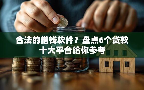 合法的借钱软件？盘点6个贷款十大平台给你参考