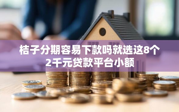 桔子分期容易下款吗就选这8个2千元贷款平台小额