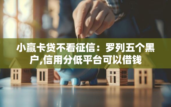 小赢卡贷不看征信：罗列五个黑户,信用分低平台可以借钱