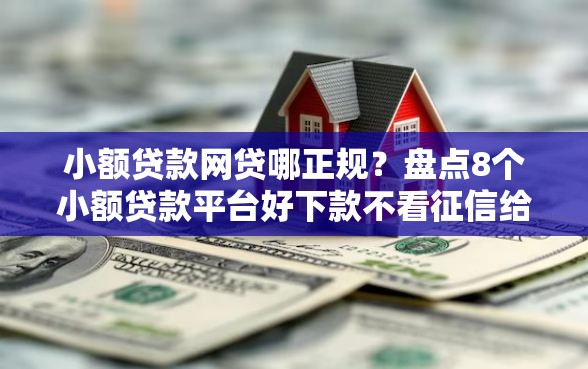 小额贷款网贷哪正规？盘点8个小额贷款平台好下款不看征信给你参考