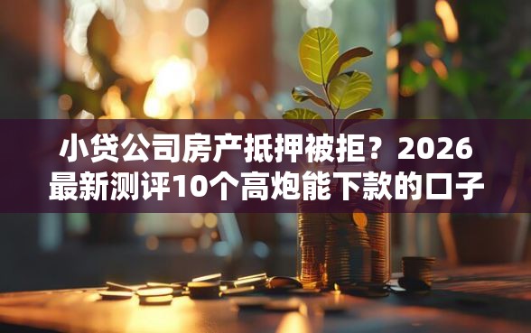 小贷公司房产抵押被拒？2026最新测评10个高炮能下款的口子