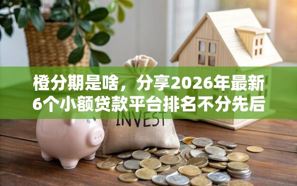 橙分期是啥，分享2026年最新6个小额贷款平台排名不分先后