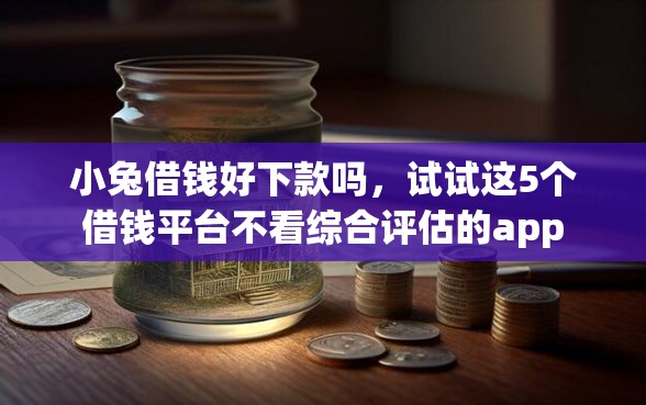 小兔借钱好下款吗，试试这5个借钱平台不看综合评估的app