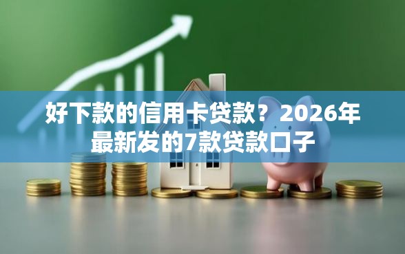好下款的信用卡贷款？2026年最新发的7款贷款口子