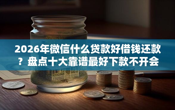 2026年微信什么贷款好借钱还款？盘点十大靠谱最好下款不开会员的黑户借钱平台
