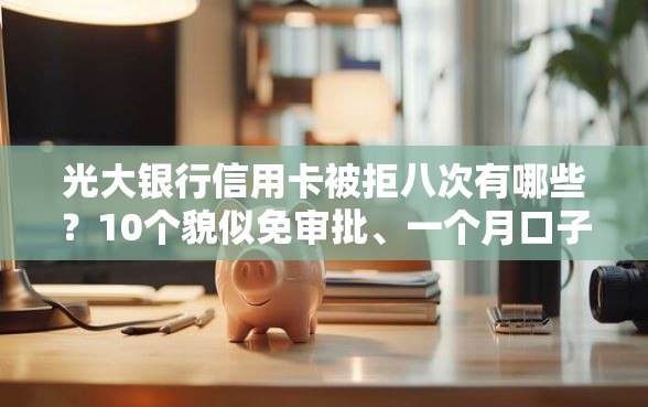 光大银行信用卡被拒八次有哪些？10个貌似免审批、一个月口子百分百下款的平台合集