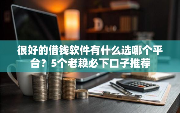 很好的借钱软件有什么选哪个平台？5个老赖必下口子推荐