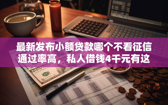 最新发布小额贷款哪个不看征信通过率高，私人借钱4千元有这5个渠道