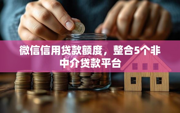 微信信用贷款额度，整合5个非中介贷款平台
