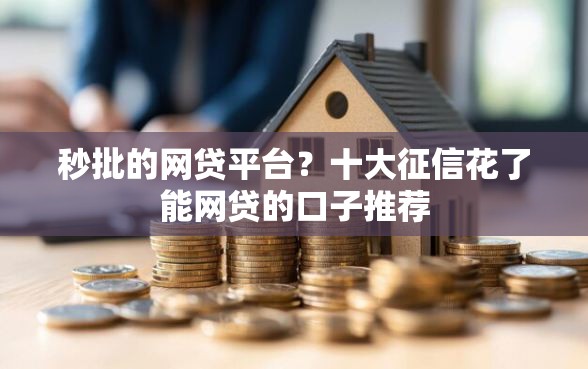 秒批的网贷平台？十大征信花了能网贷的口子推荐