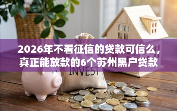 2026年不看征信的贷款可信么，真正能放款的6个苏州黑户贷款5万的app推荐