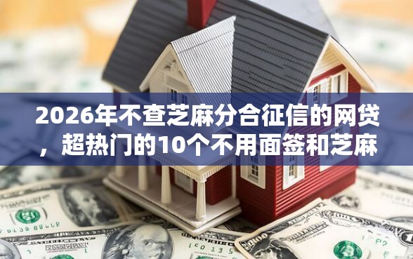 2026年不查芝麻分合征信的网贷，超热门的10个不用面签和芝麻分的贷款口子推荐