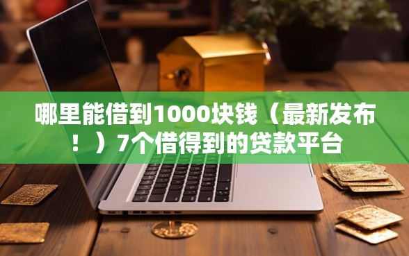 哪里能借到1000块钱（最新发布！）7个借得到的贷款平台